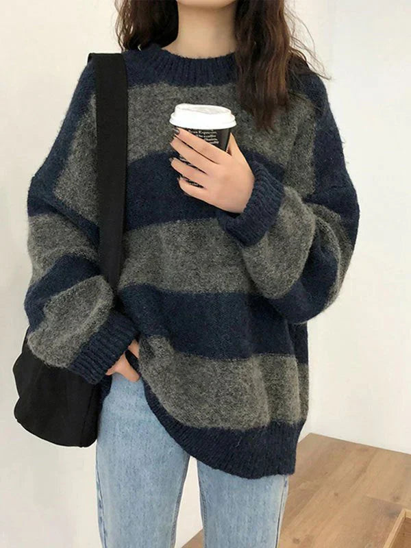 Cozy Elegant Oversized Knit Sweater for Women