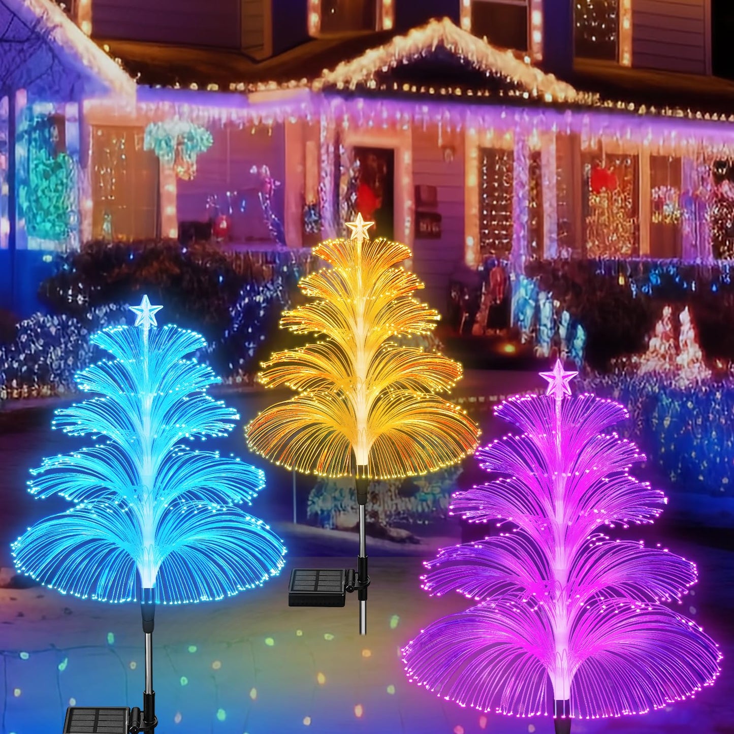LunaGlow™ - Solar Jellyfish Garden Lights, Outdoor Decor Set