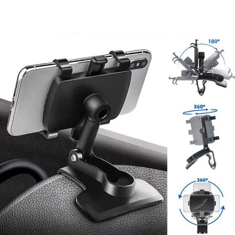DriveEase™ - Multifunctional Car Dashboard Phone Mount Holder
