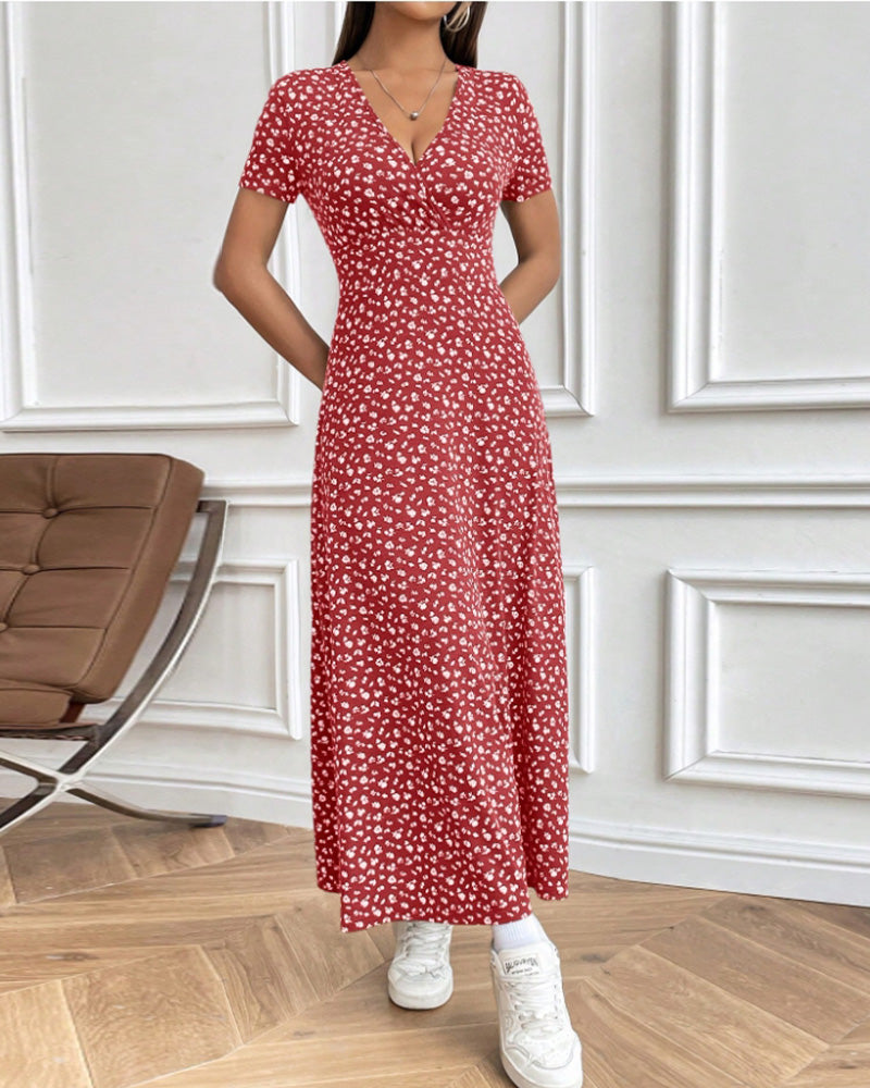 Elegant Printed Bodycon Dress