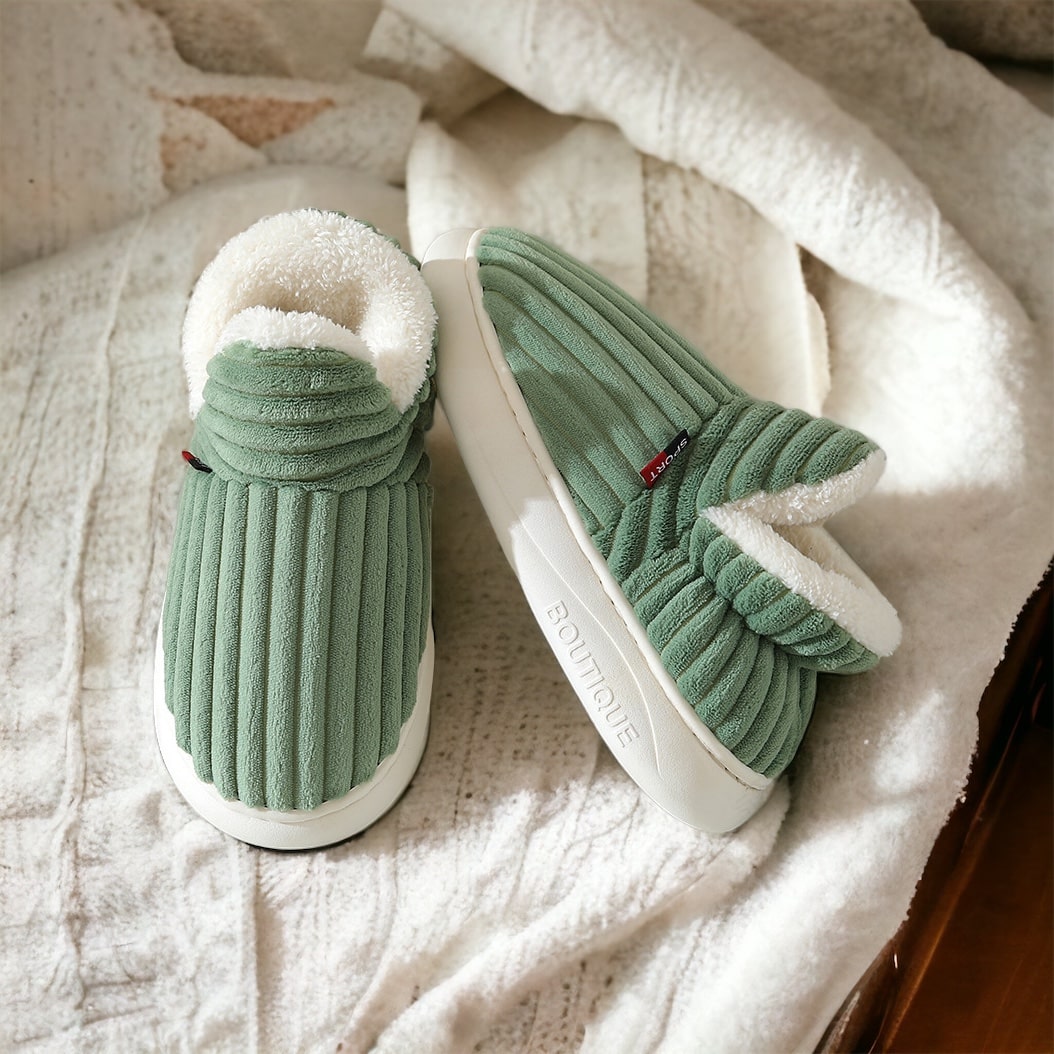 CozyComfort™ - Therapeutic Fleece Winter Slippers for Warmth & Comfort