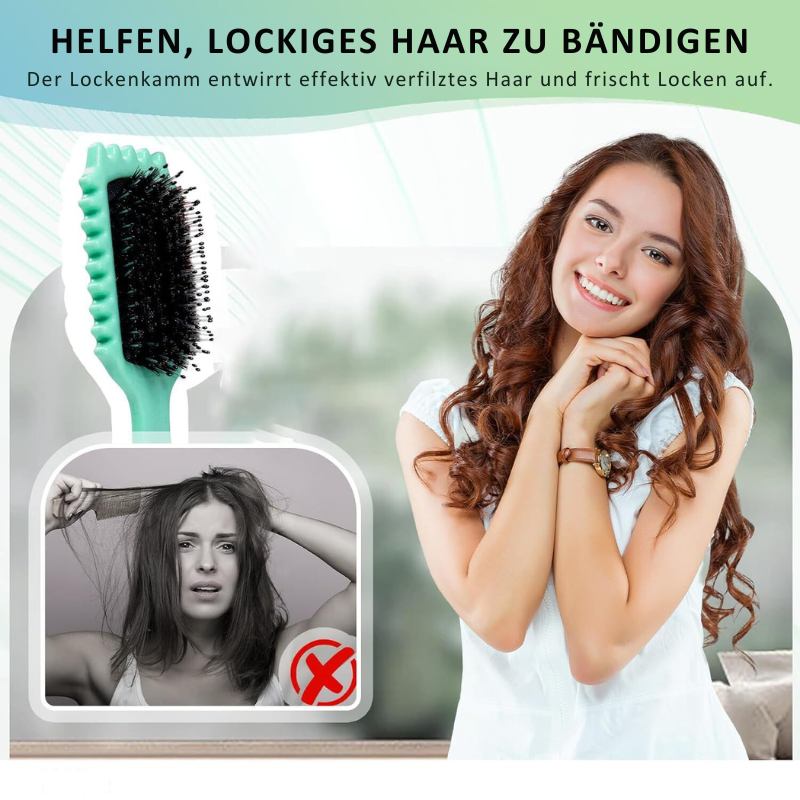 LuxeLocks™ - Detangling Curl Brush for Defined Waves