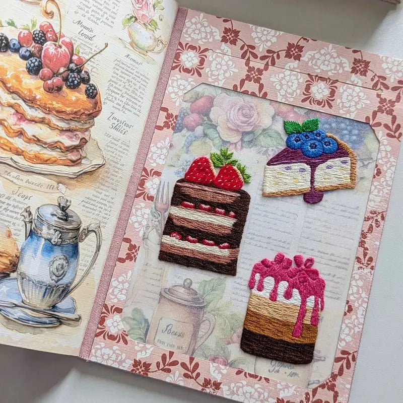 Culina™ - Embroidered Splash-Proof Recipe Book