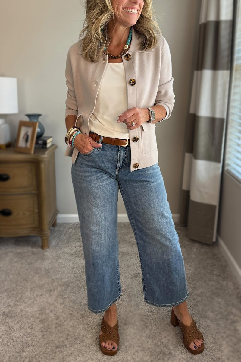 Casual Lapel Pocket Jacket