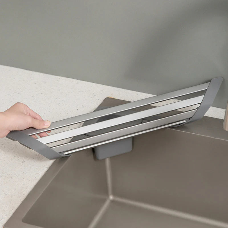 RackMate™ Triangular Dish Drying Rack for Kitchen Organization