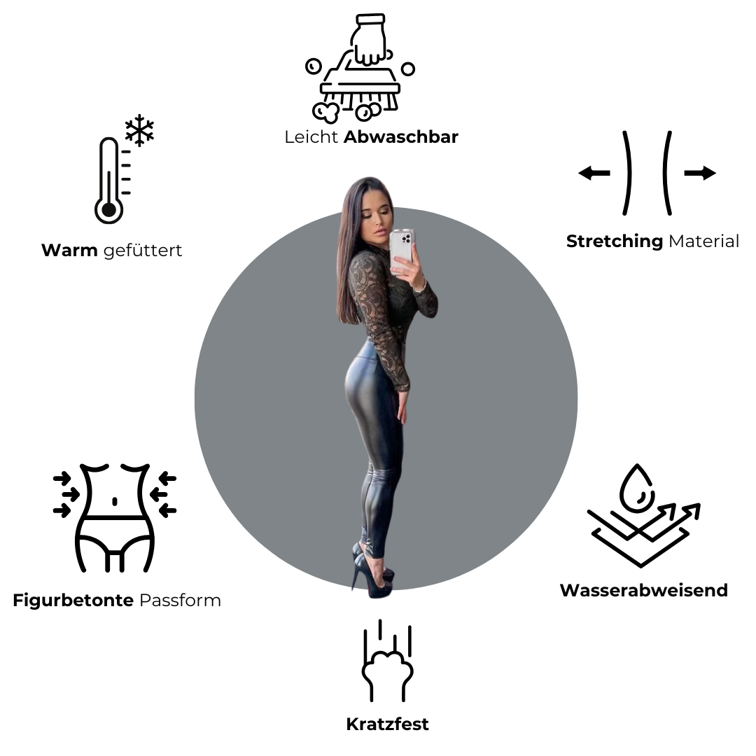 VixenTher™ - Sleek Thermo Leather Leggings
