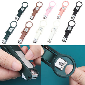 Compact Magnifying Glass Nail Cutter for Precision Grooming