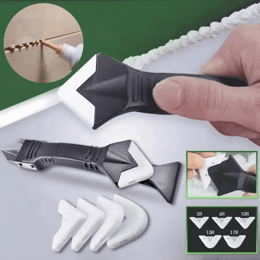 Dual-Use Silicone Sealant MultiScraping Tool