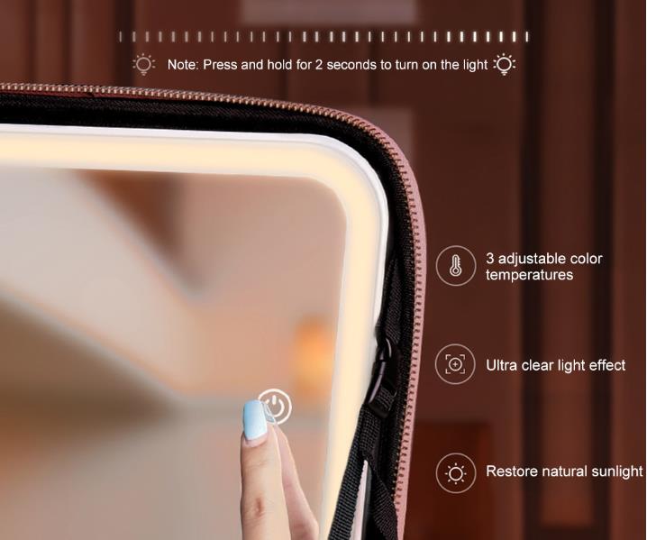 GlamJourney™ Chic Travel Makeup Bag