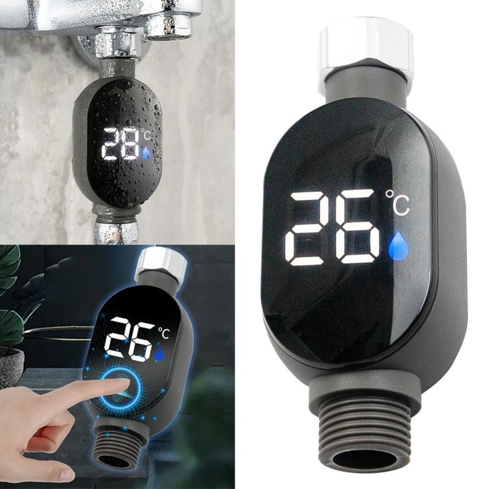 ThermaClear™ - Digital Shower Thermometer with LED Display
