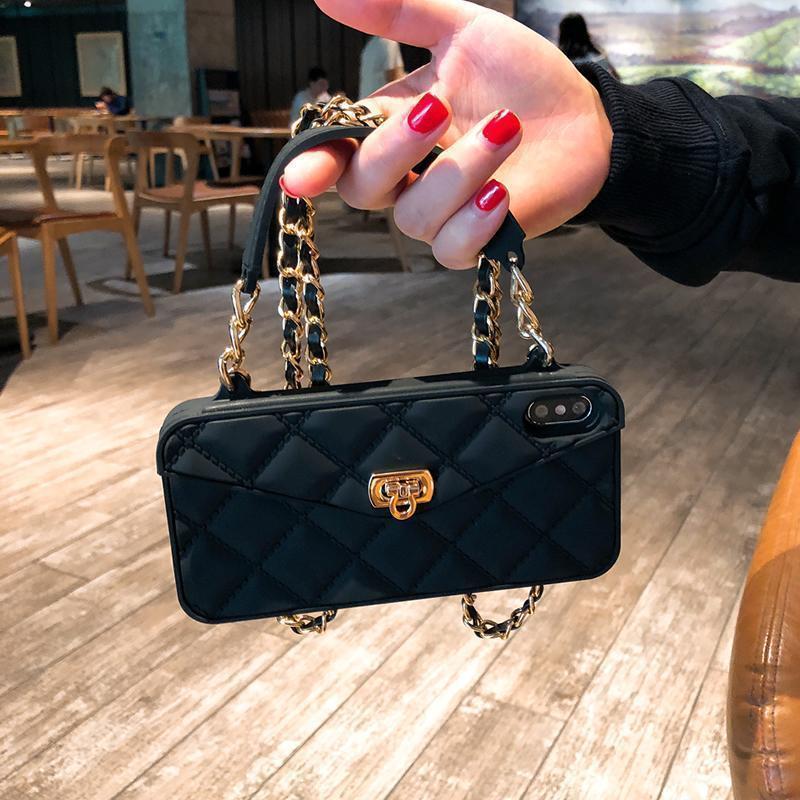 Chic Chain Strap Handbag Phone Case
