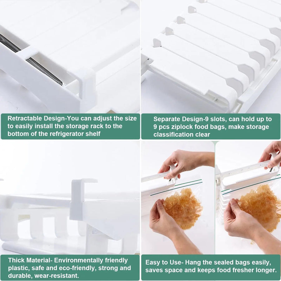 FreshRack™ - Adjustable Refrigerator Storage Organizer