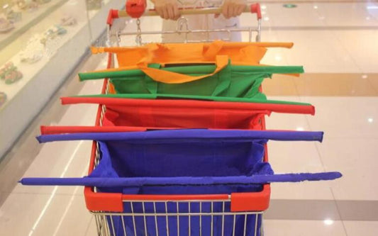EcoTrolley™ - Intelligent Reusable Shopping Bags for Everyday Eco-Friendly Use