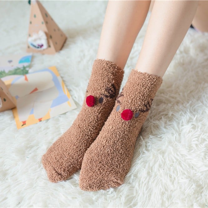 Cozy Festive Slip-On Sneakers