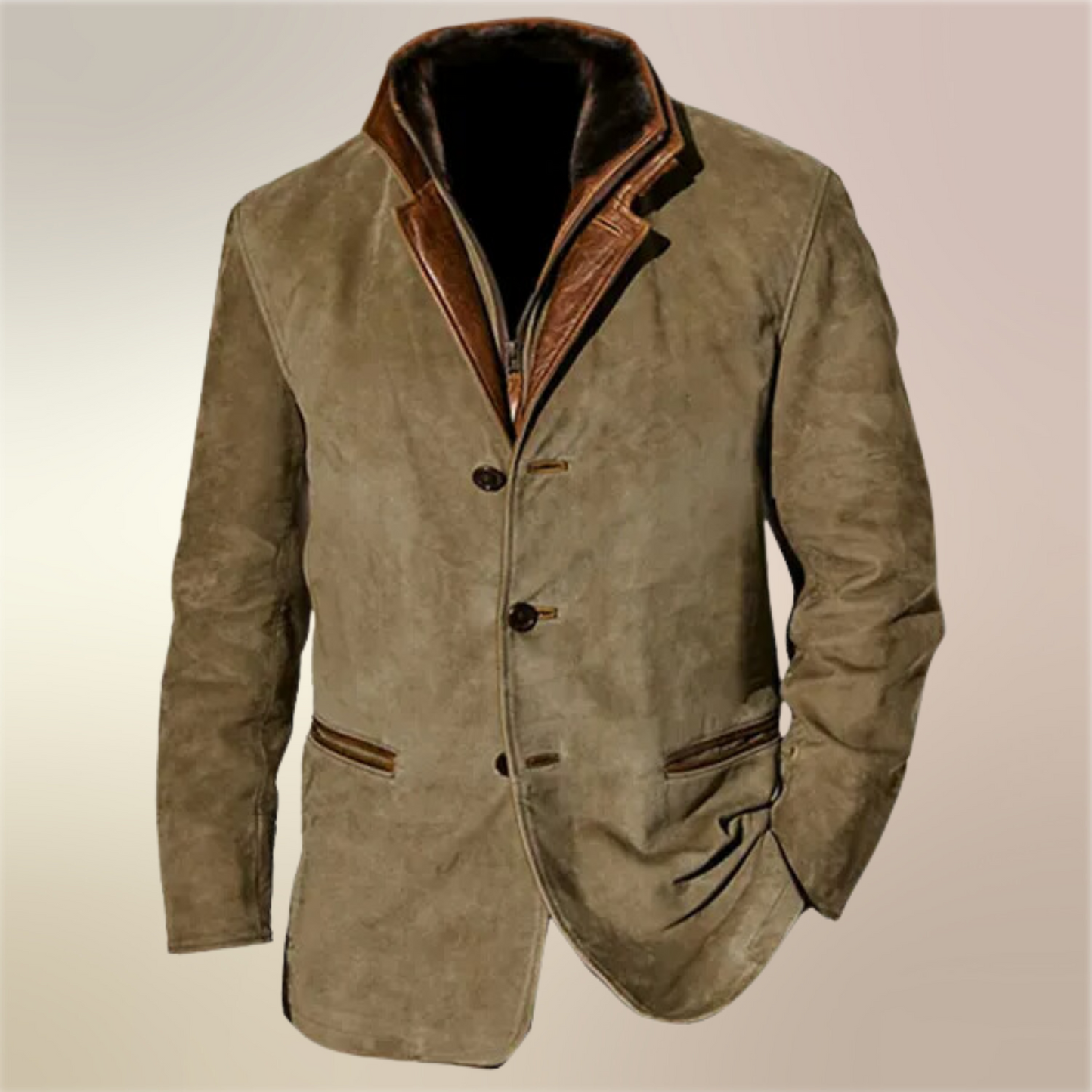 Retro Inspired Vintage Wool Blend Jacket