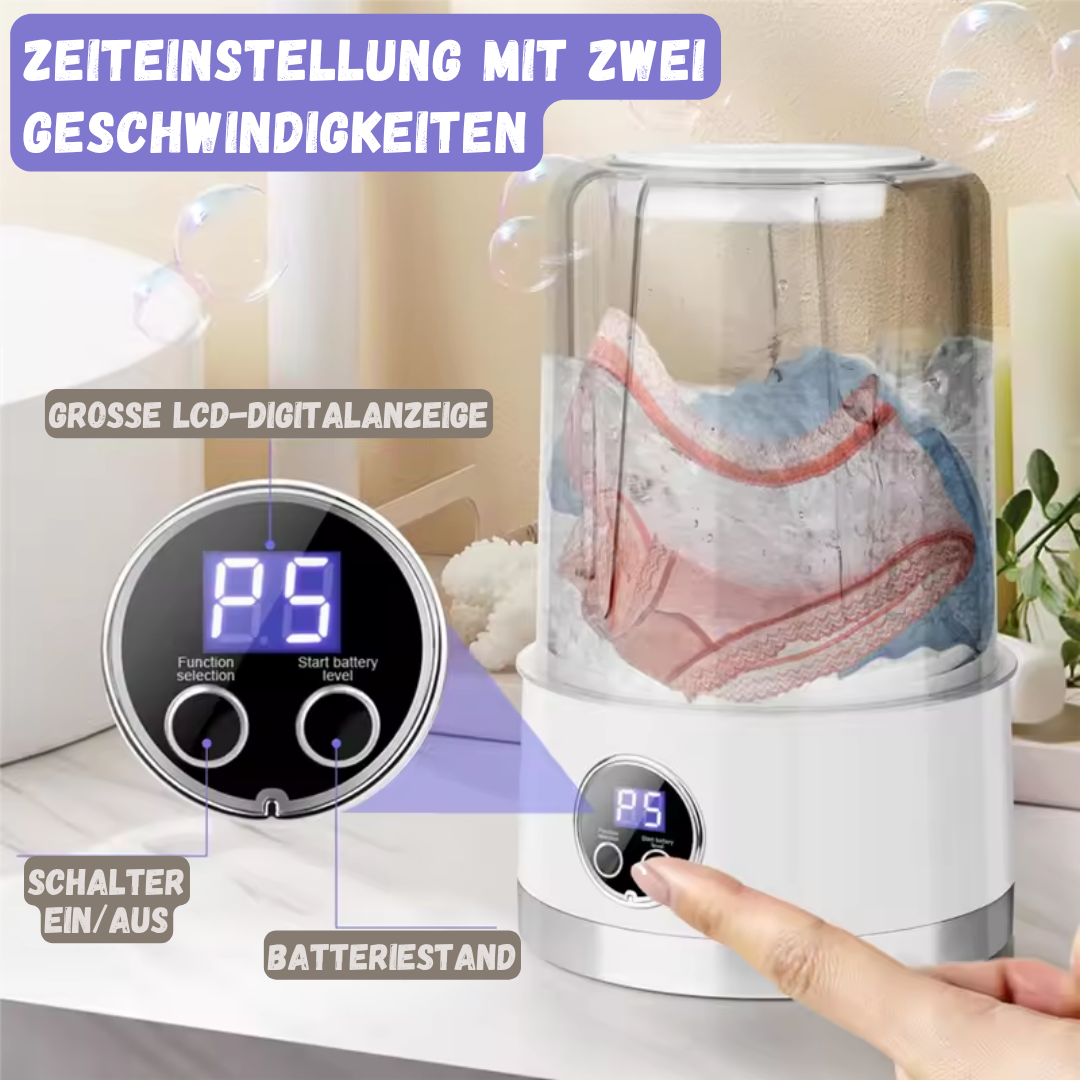 Compact Portable Mini Washing Machine for Travel and Small Spaces