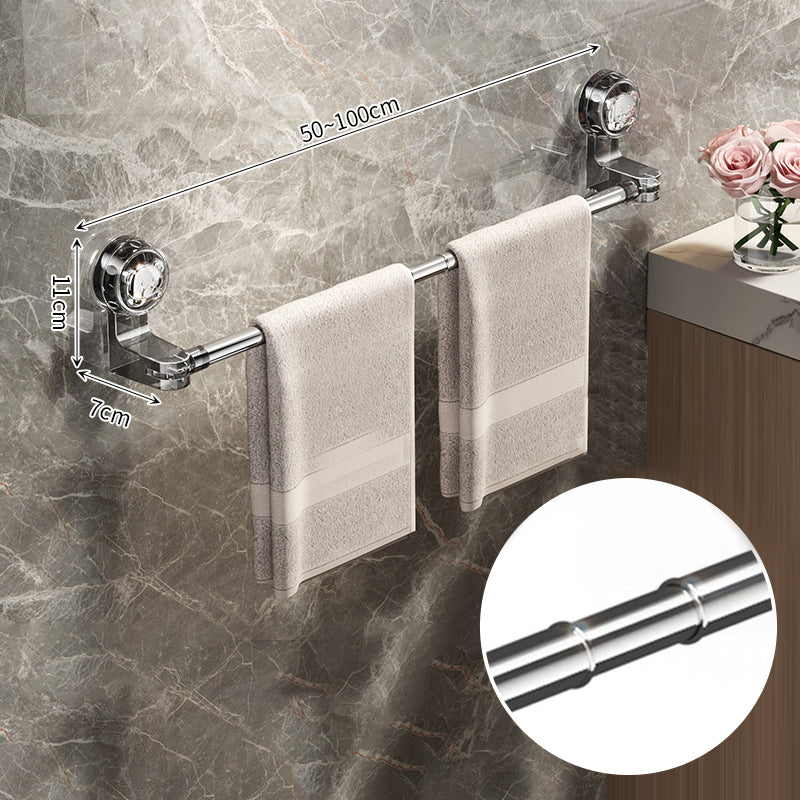 Adjustable Suction Cup Towel Holder for Kitchen and Bathroom