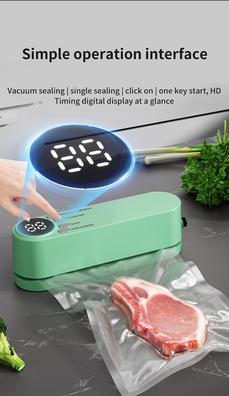 FreshSeal™ - Mini Wireless Food Vacuum Sealer for Freshness