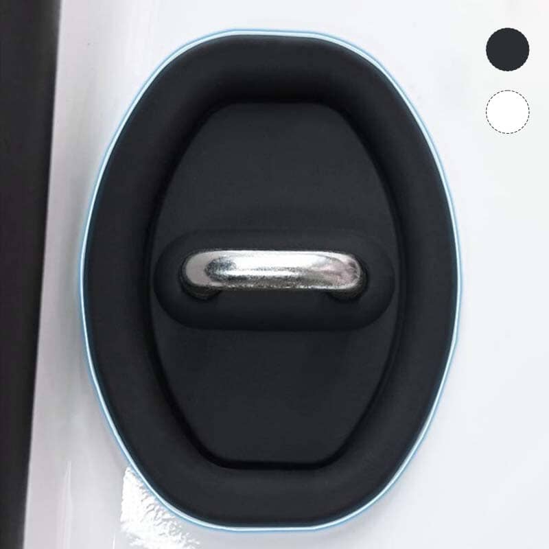 Silicone Car Door Lock Covers - Protective Key Guard Set