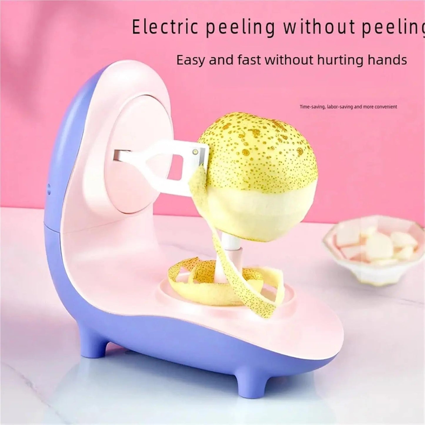 SliceWave™ - Automatic Rotating Fruit & Veggie Cutter