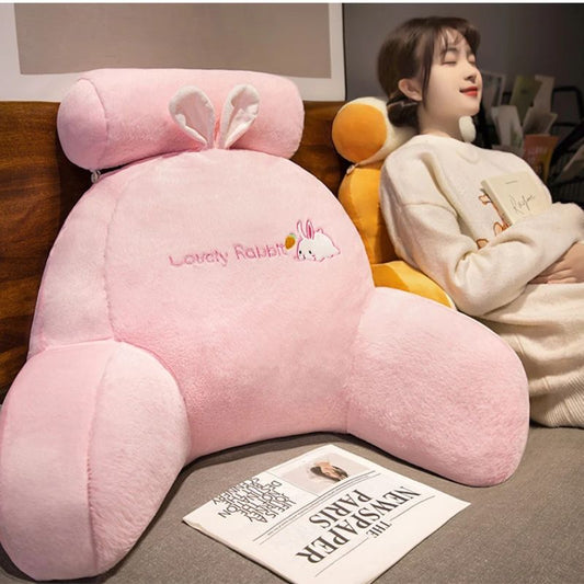 SupportHugger™ - Contoured Lumbar Pillow for Sofa & Bed Comfort