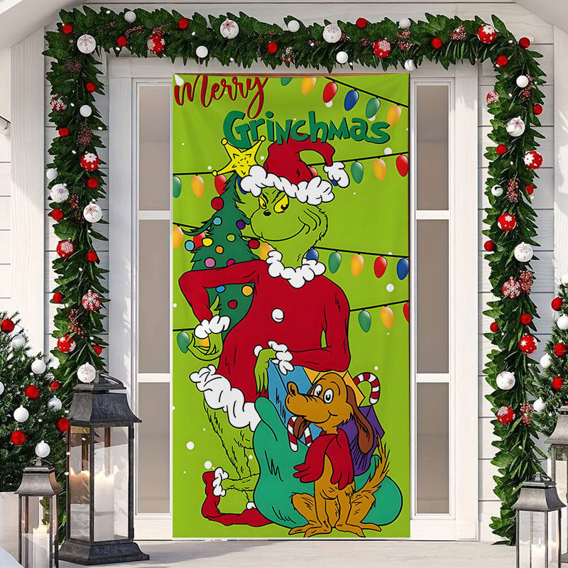 LusailStore™ - Festive Christmas Door Sticker Decor