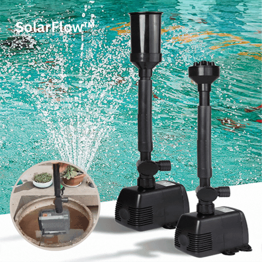 LuminaFlow - Transform Your Garden with Colorful, Soothing Water Display