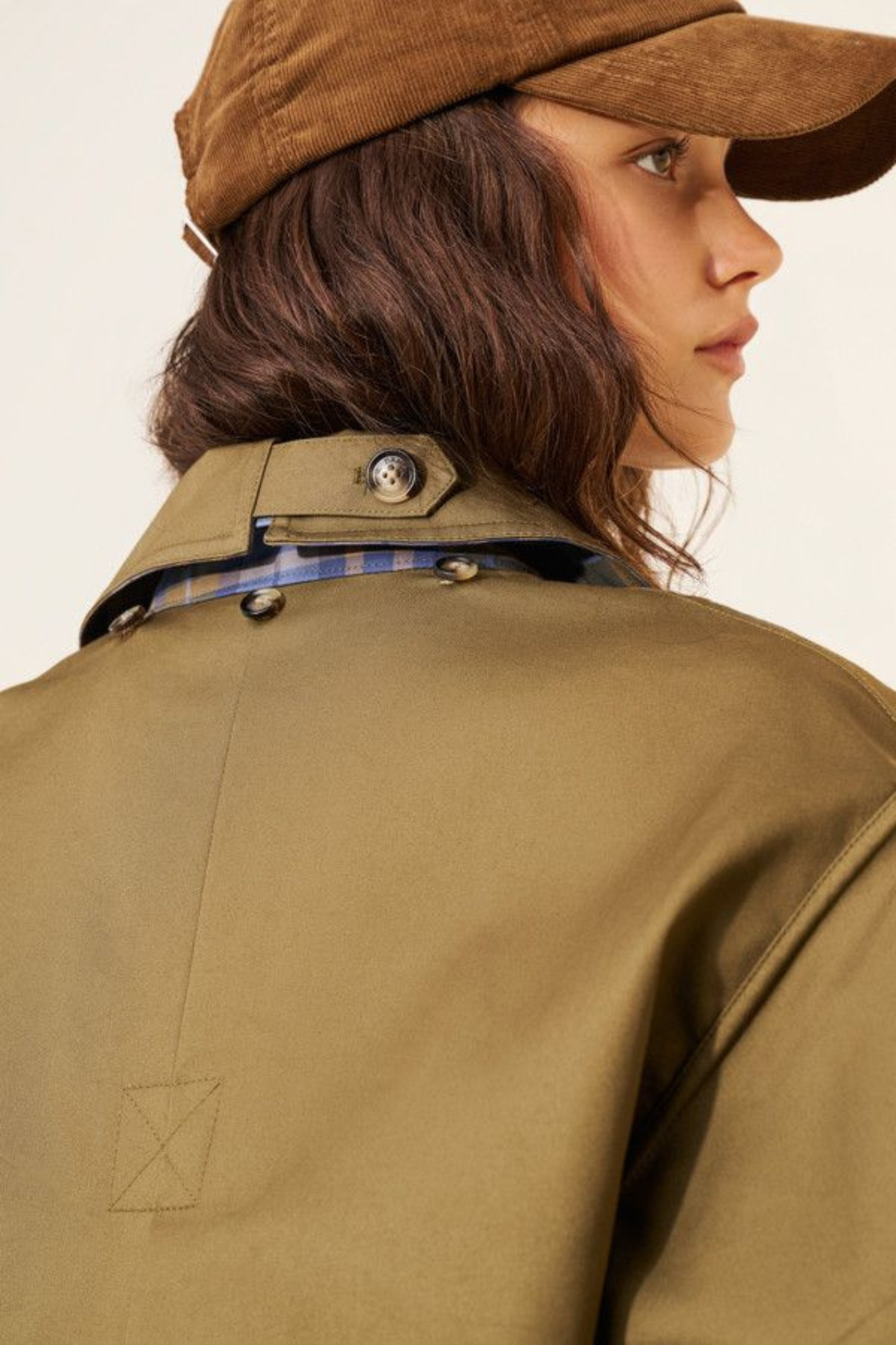 Reversible Crop Trench Coat – Chic Layered Style