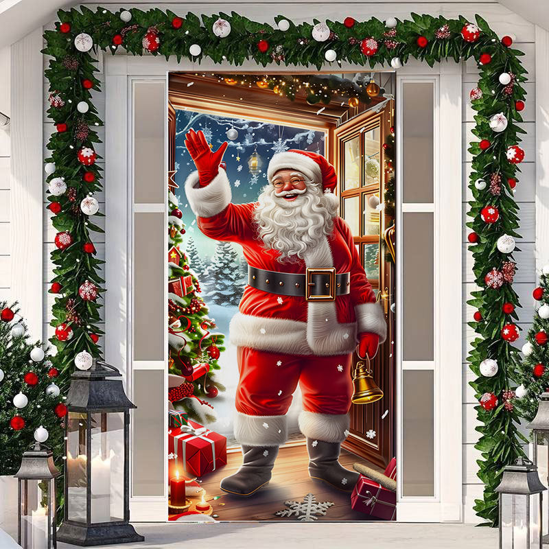 LusailStore™ - Festive Christmas Door Sticker Decor