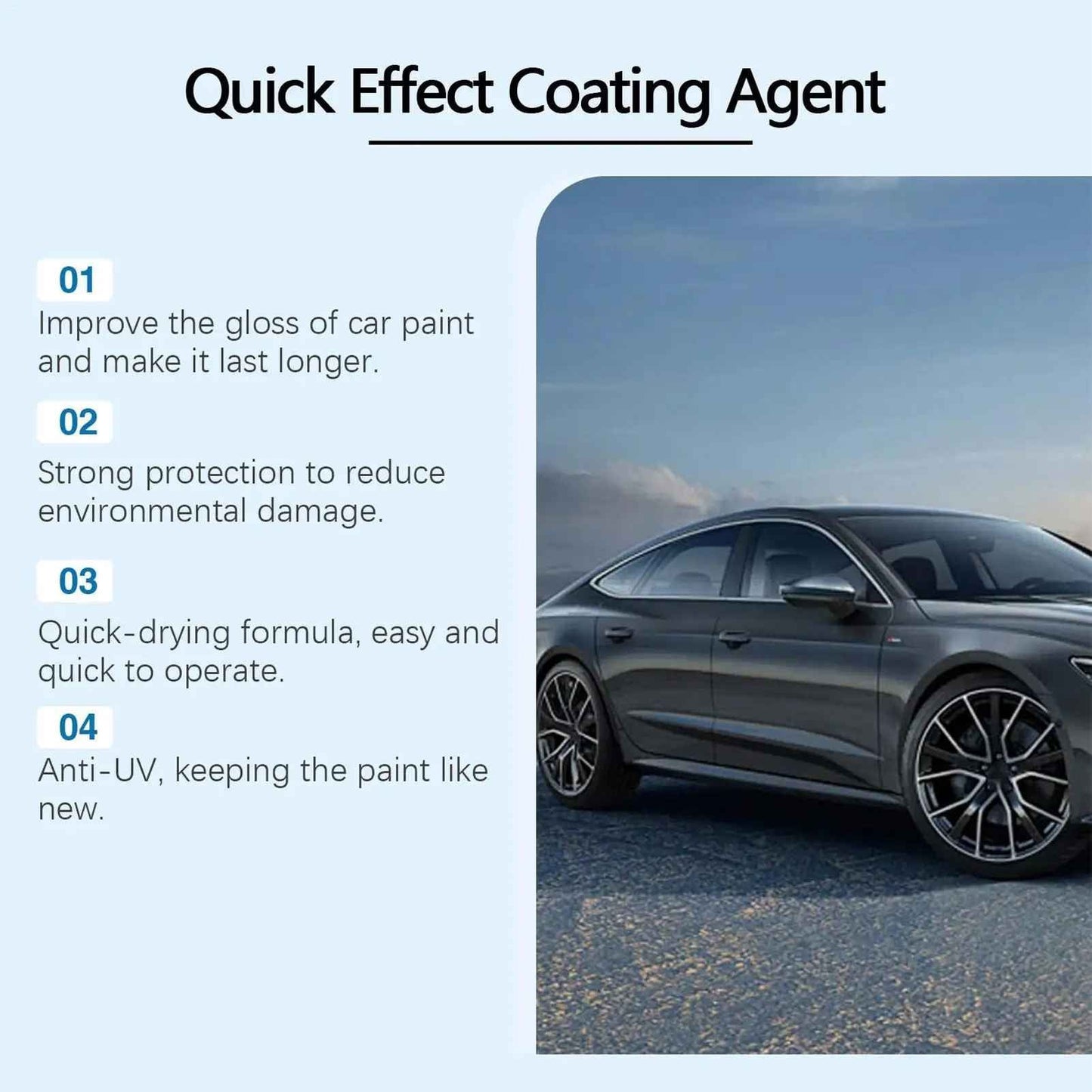 ShineGlide™ - Waterless Car Spray with Mirror Finish