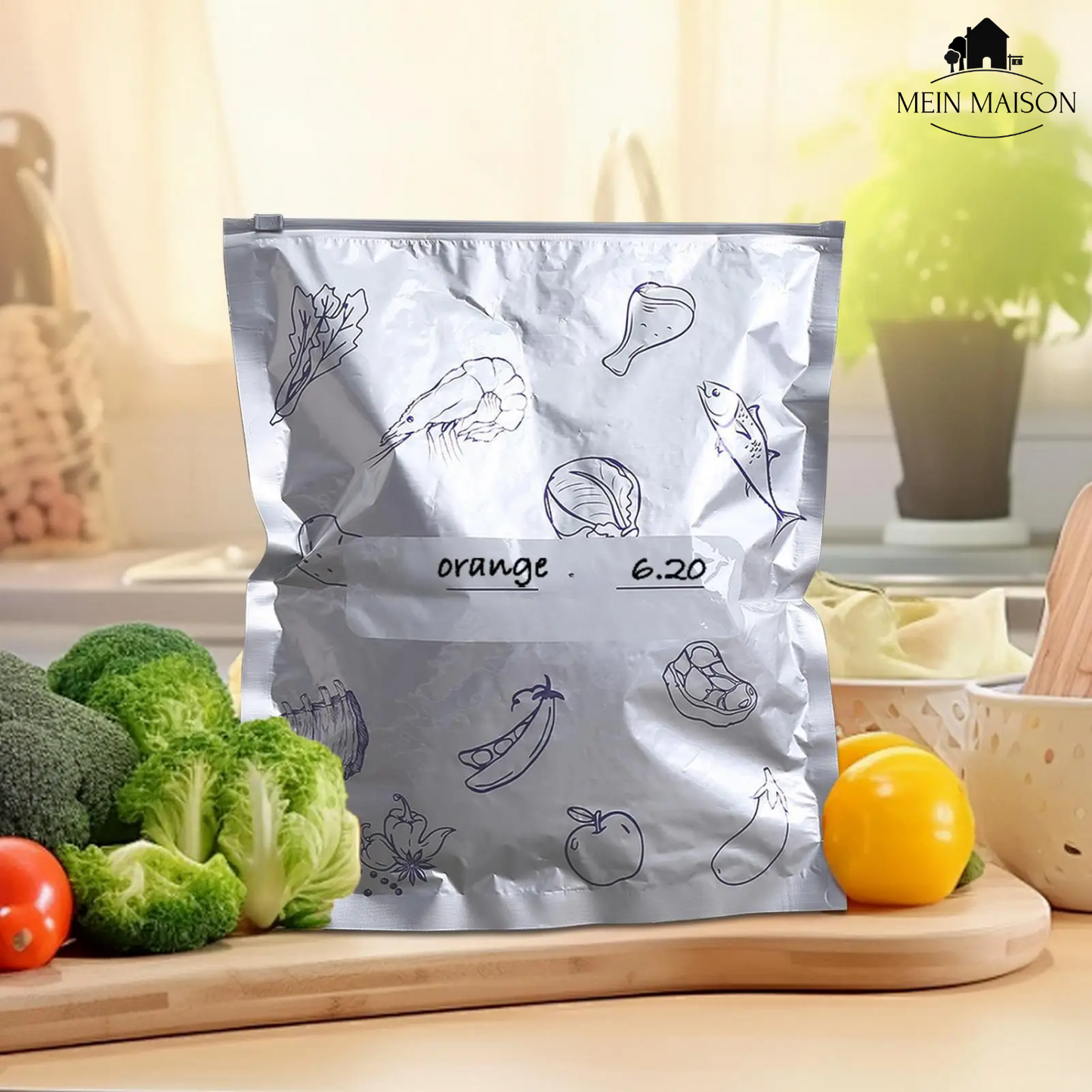 Reusable SealBag Pro Airtight Food Storage Bags