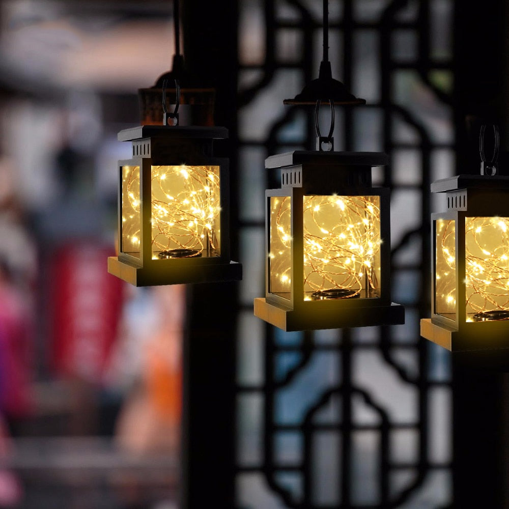 LumiGlow™ Classic Outdoor Solar Lantern