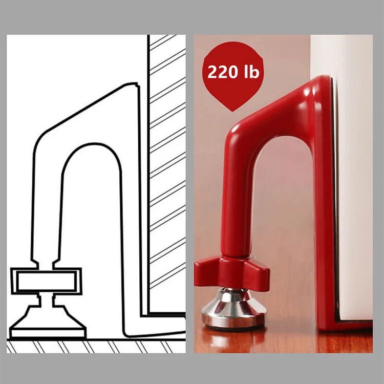 Portable Door Stopper Alarm - Travel Security for Home & Hotels
