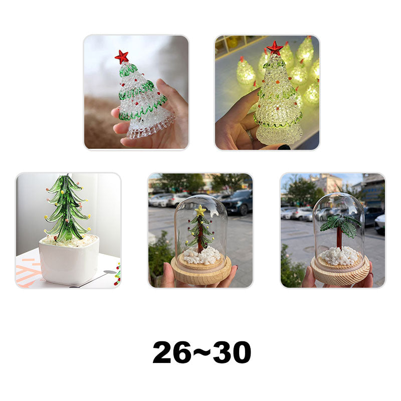 HolidayGlow™ - Creative Glass Christmas Ornaments for Festive Decor