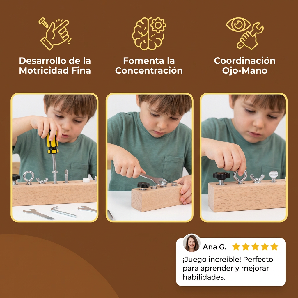 FocusWood - Boost Your Child’s Hands-On Focus and Coordination