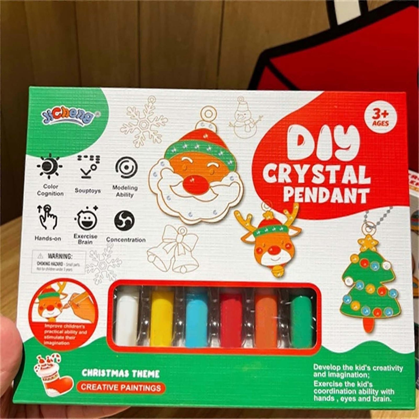 SparkleCraft™ - DIY Crystal Pendant Painting Kit for Creative Jewelry