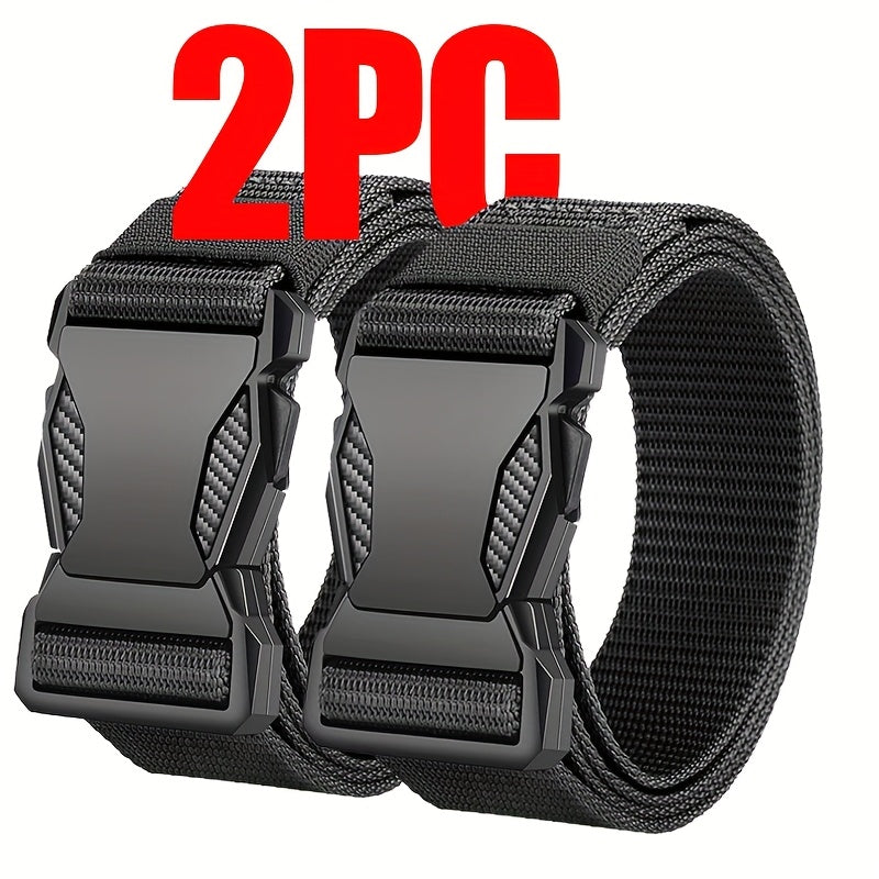 Durable Unisex Tactical Nylon Belt for Outdoor and Everyday Wear