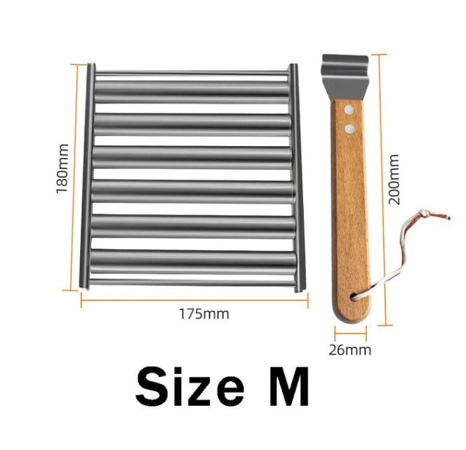 Sleek Stainless Steel Hot Dog Roller Grill