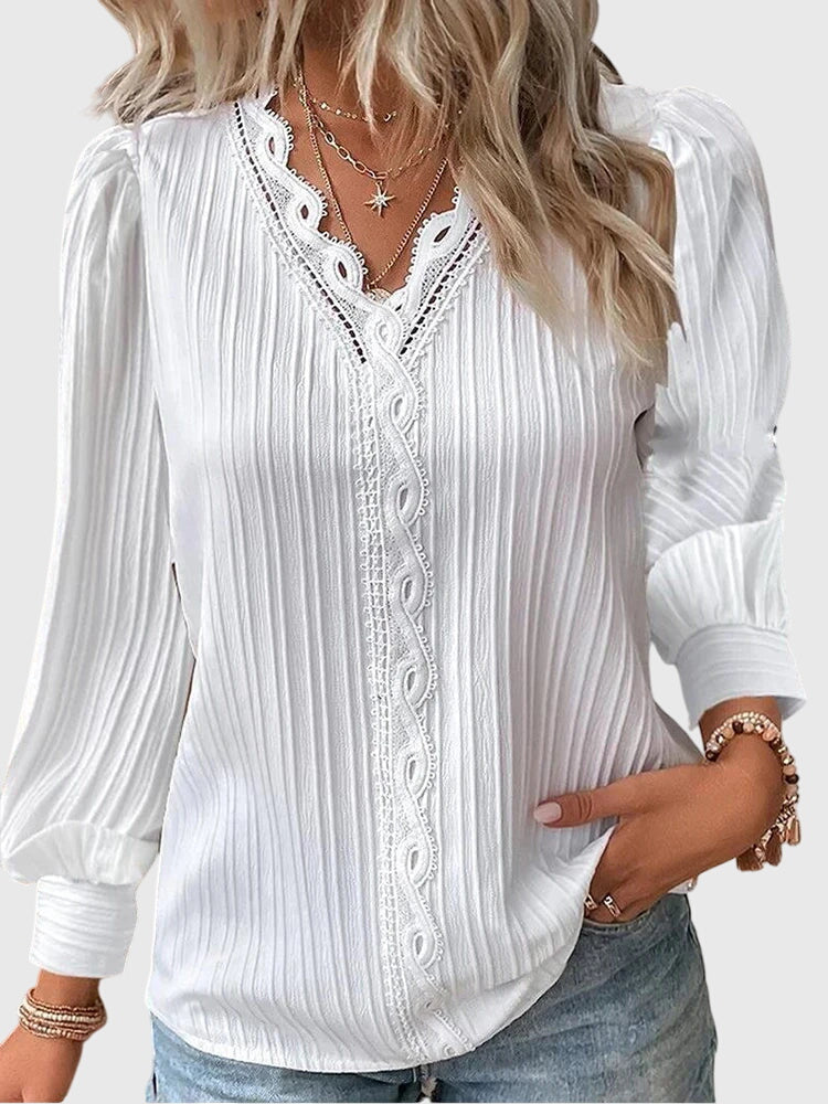 ChicAura - Elegant Pullover Blouse
