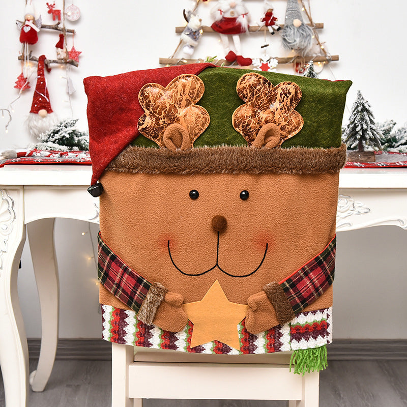 MerrySeat™ - Festive Holiday Chair Covers for Christmas Decor