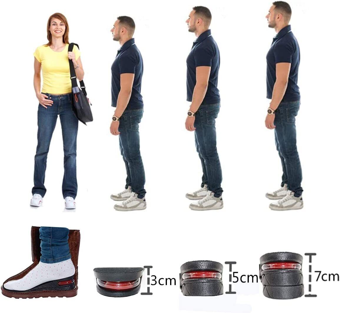 Comfortable Height Boosting Shoe Insoles