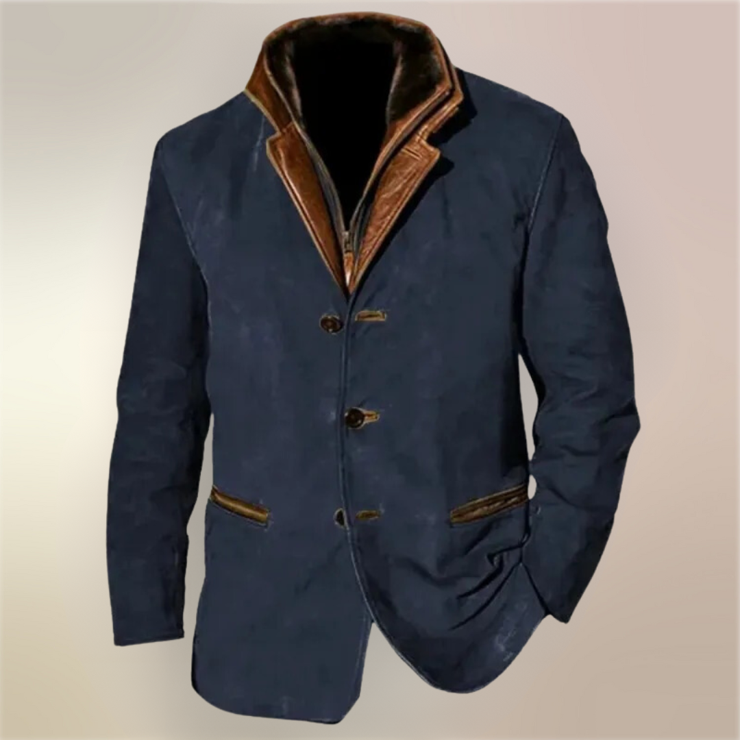 Retro Inspired Vintage Wool Blend Jacket