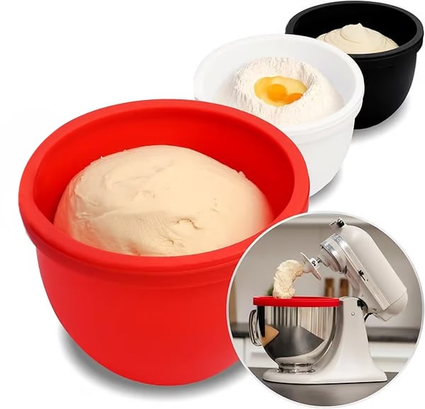 FlexiMix™ - Silicone Mixer Bowl Liner Attachment for Easy Mixing