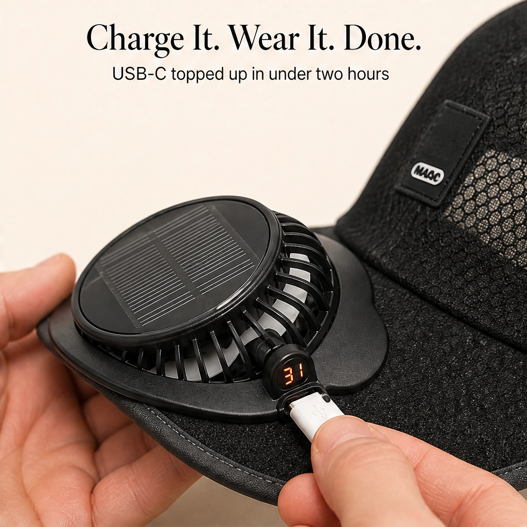 BreezeGuard - Stay Cool and Protected Hands-Free in the Sun