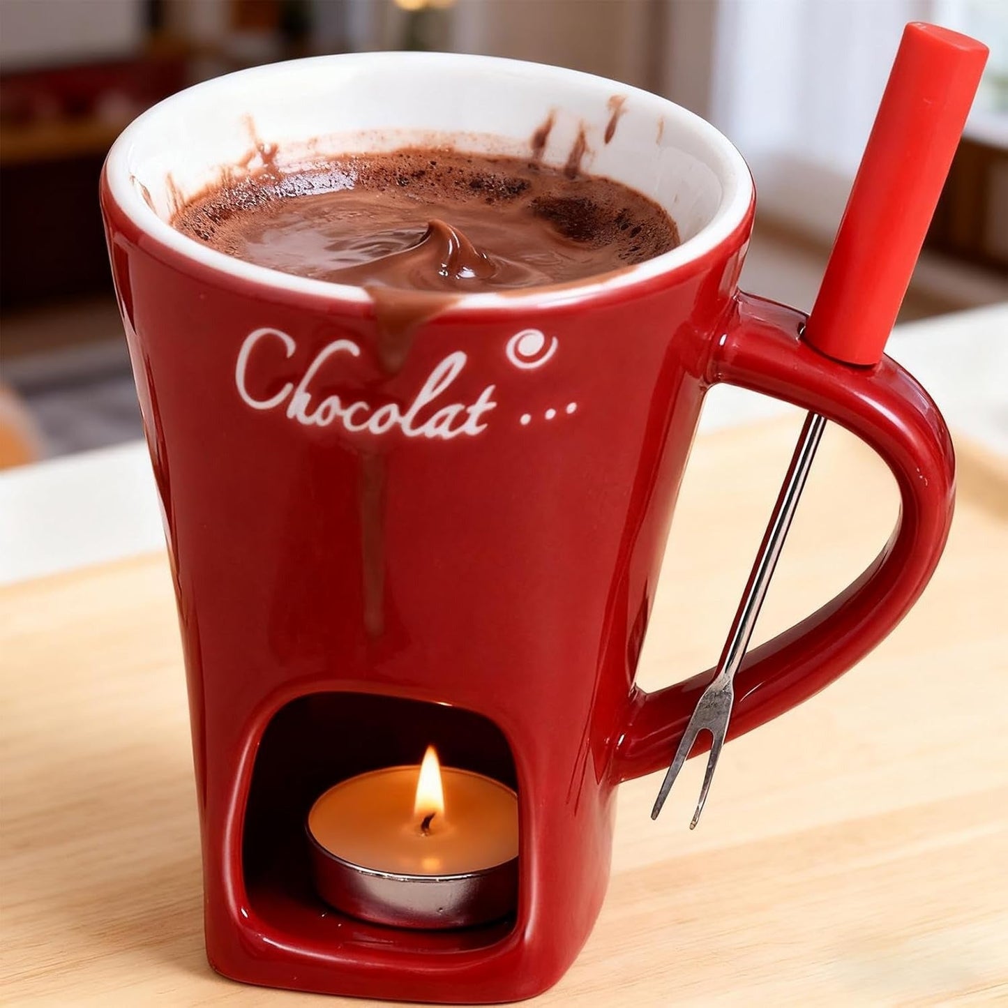 ChocoLuxe™ - Exquisite Ceramic Chocolate Fondue Mug