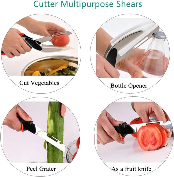 SlicePro™ - Multi-Use Kitchen Scissors for Cooking & Prep