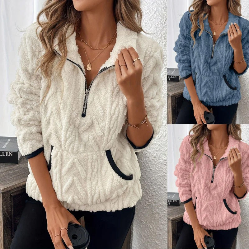 Cozy Half-Zip Sweatshirt