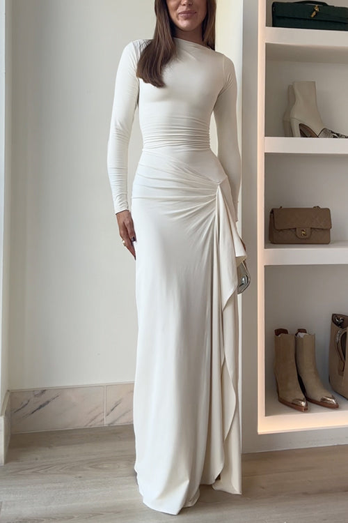 Elegant Flowy Evening Dress