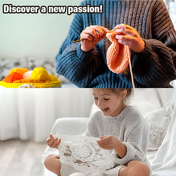 CraftEase™ - Effortless Crochet Kit for Comfortable Creativity