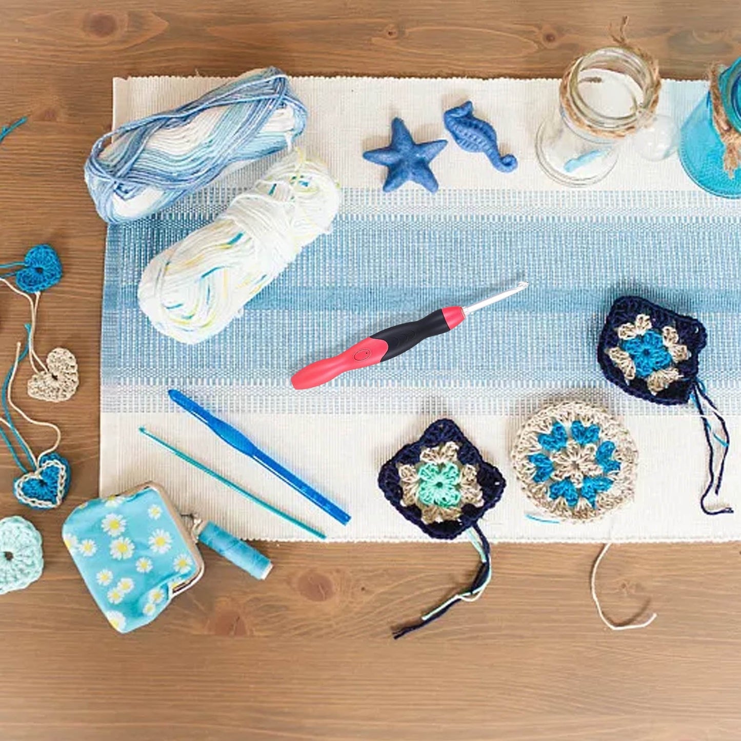LumiCraft™ - Portable LED Crochet Light for Crafting Anywhere